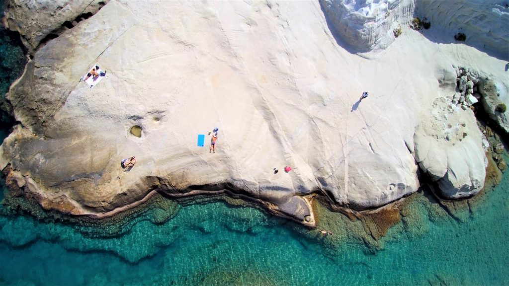 Sarakiniko Beach Milos Griekenland