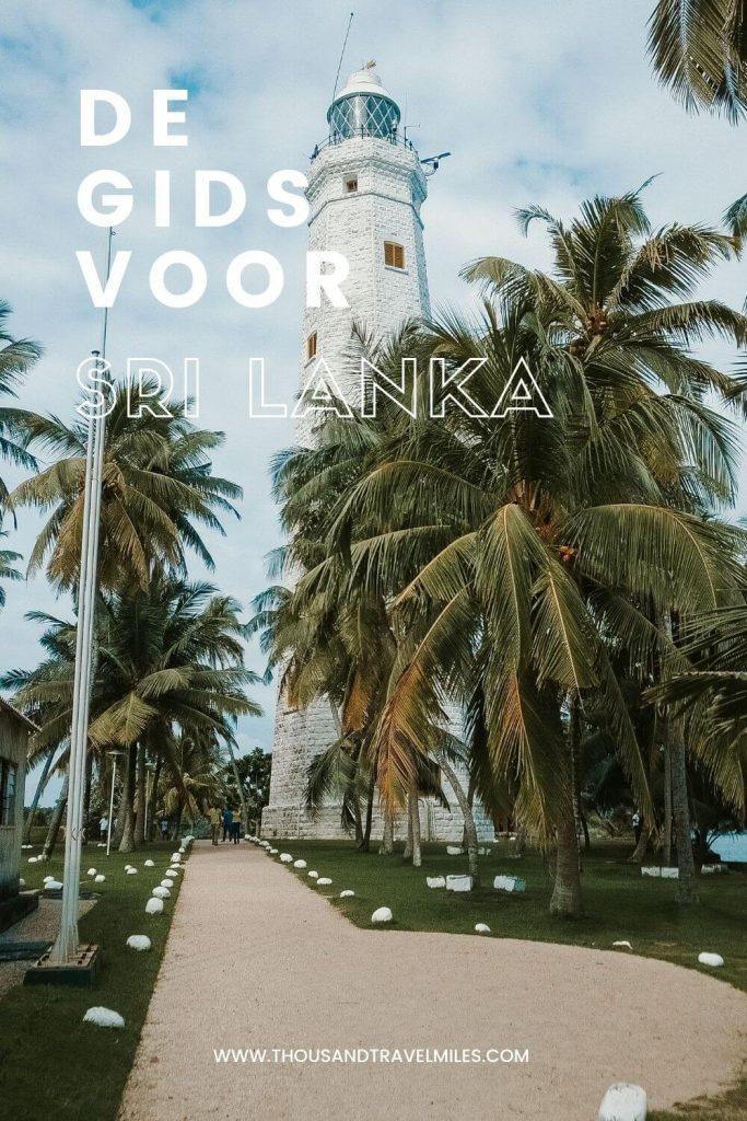 Gids reisroute Sri Lanka