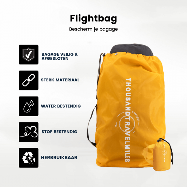Flightbag oranje