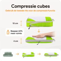 Compressie-Packing-Cubes-–-6-delige-Groen-–-Thousandtravelmiles-Compressie