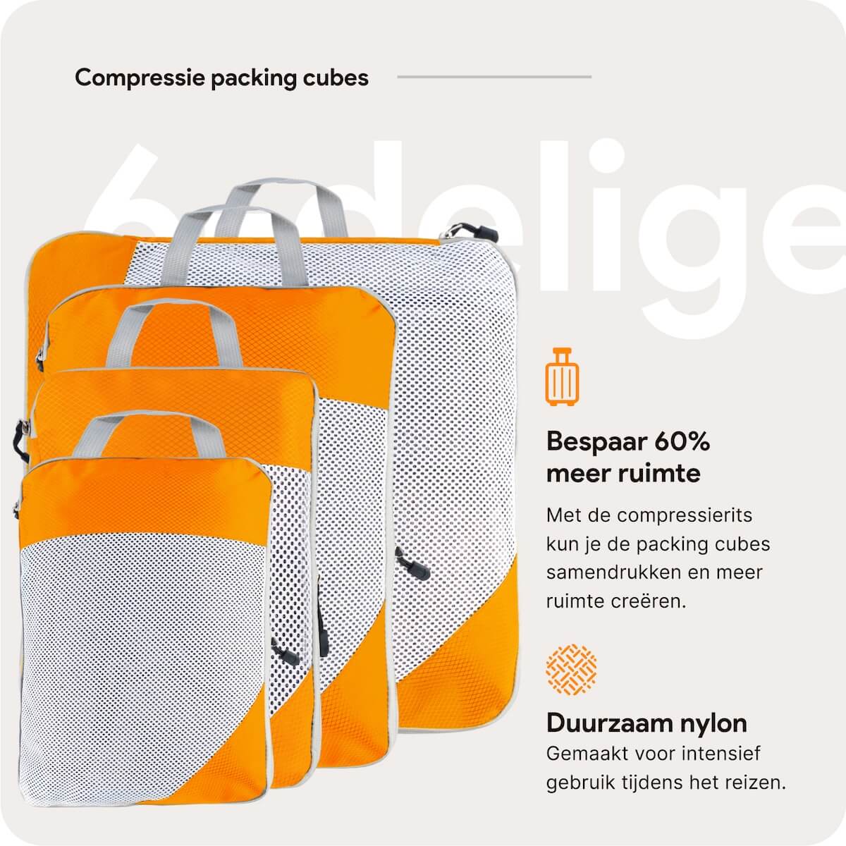 Compressie-Packing-Cubes-–-6-delige-Oranje-–-Thousandtravelmiles-USP-2