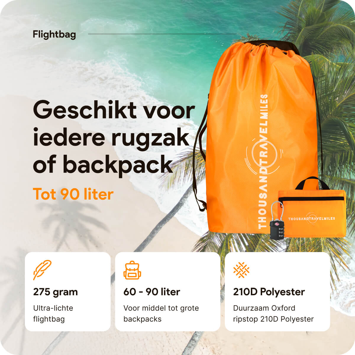 Flightbag Oranje USPs 2