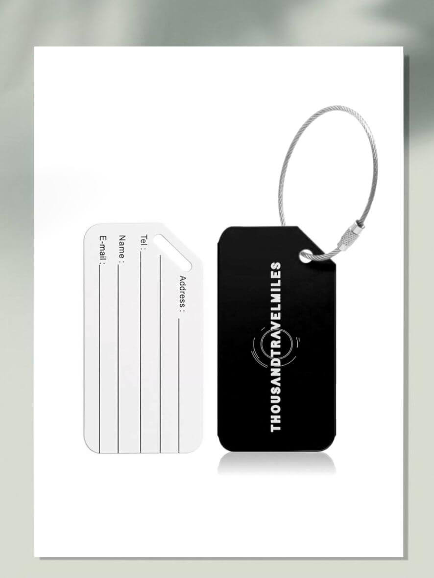 Naamkaartje - Aluminium labels