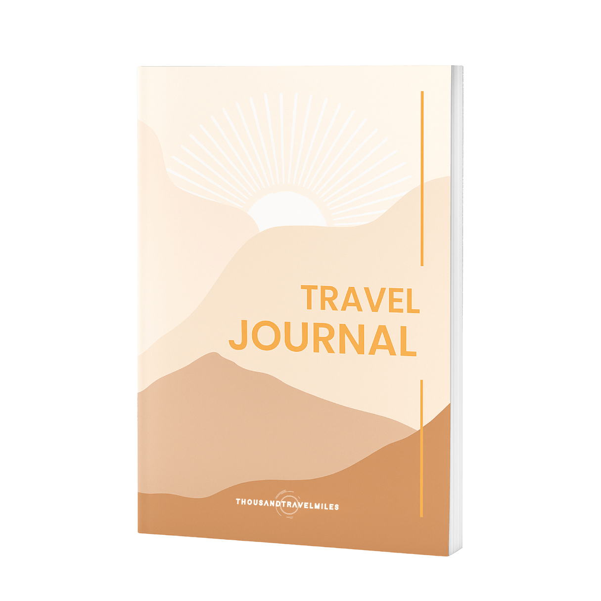 Travel Journal - Oranje - Hoofdafbeelding - GA