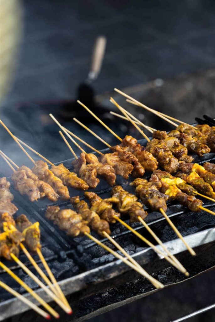 Streetfood in Georgetown, Penang Maleisië