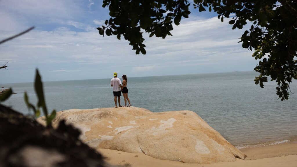 Turtle Beach in Penang National Park, Maleisië