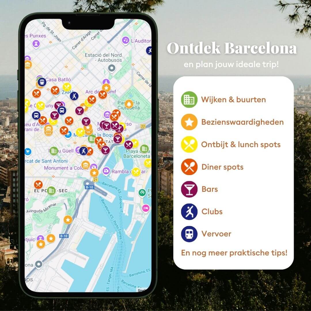 Google Maps kaart Barcelona