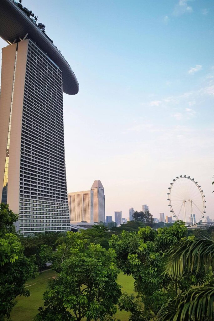 Marina Bay Sands deck in singapore