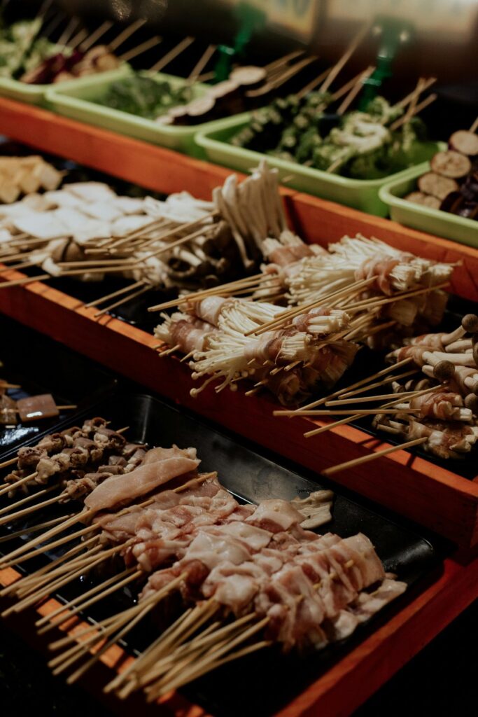 Streetfood kraampjes, Melakka