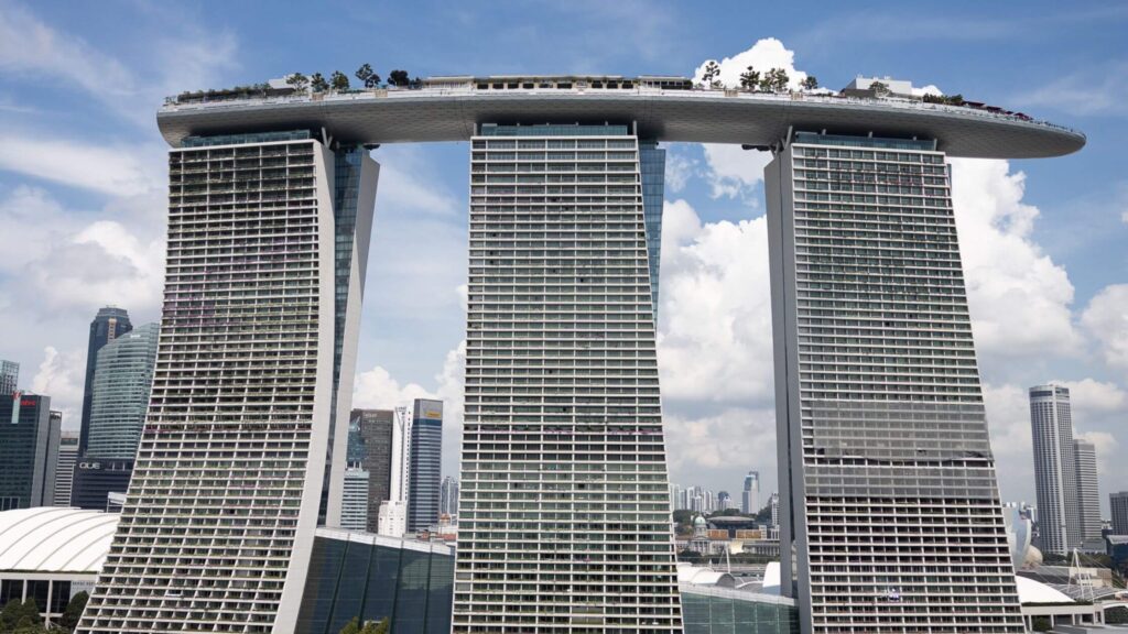 Wat te doen in Singapore - Marina Bay Sands deck
