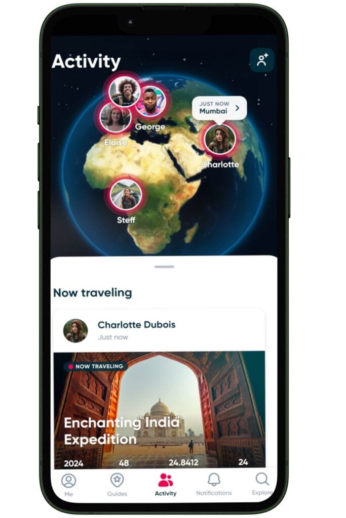 Polarsteps app Activities