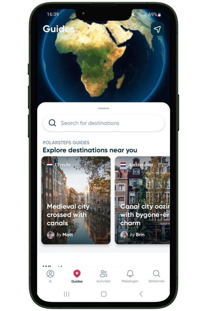 Polarsteps app Guides