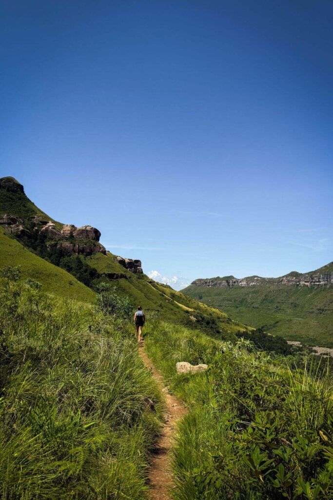Uitzicht Drakensbergen 
 Bergville Zuid-Afrika