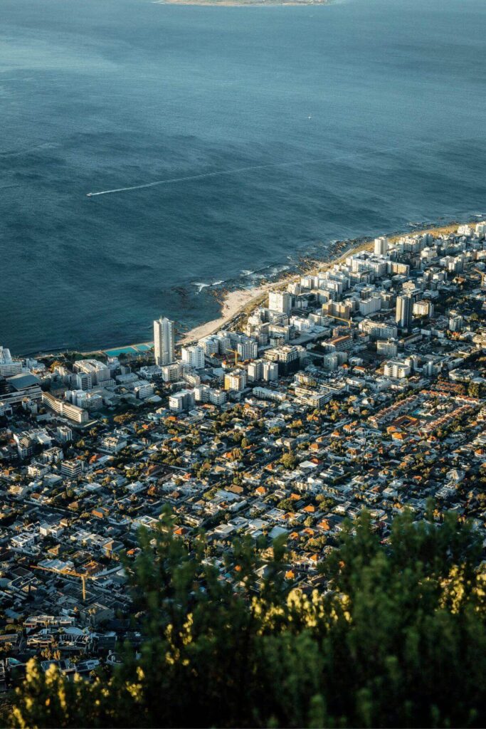 Kaapstad vanaf Boven