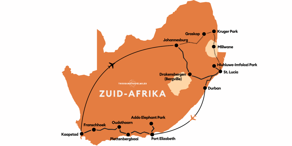 Zuid-Afrika Rondreis van Thousandtravelmiles