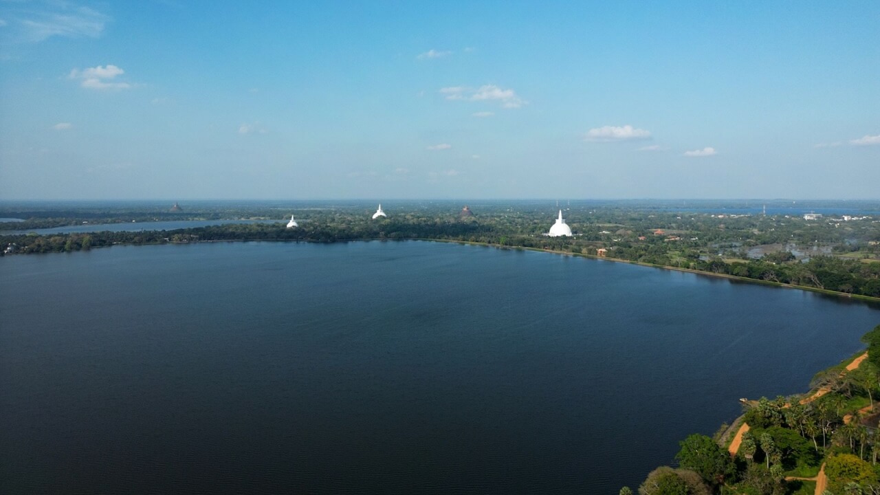 Anuradhapura drone shot
