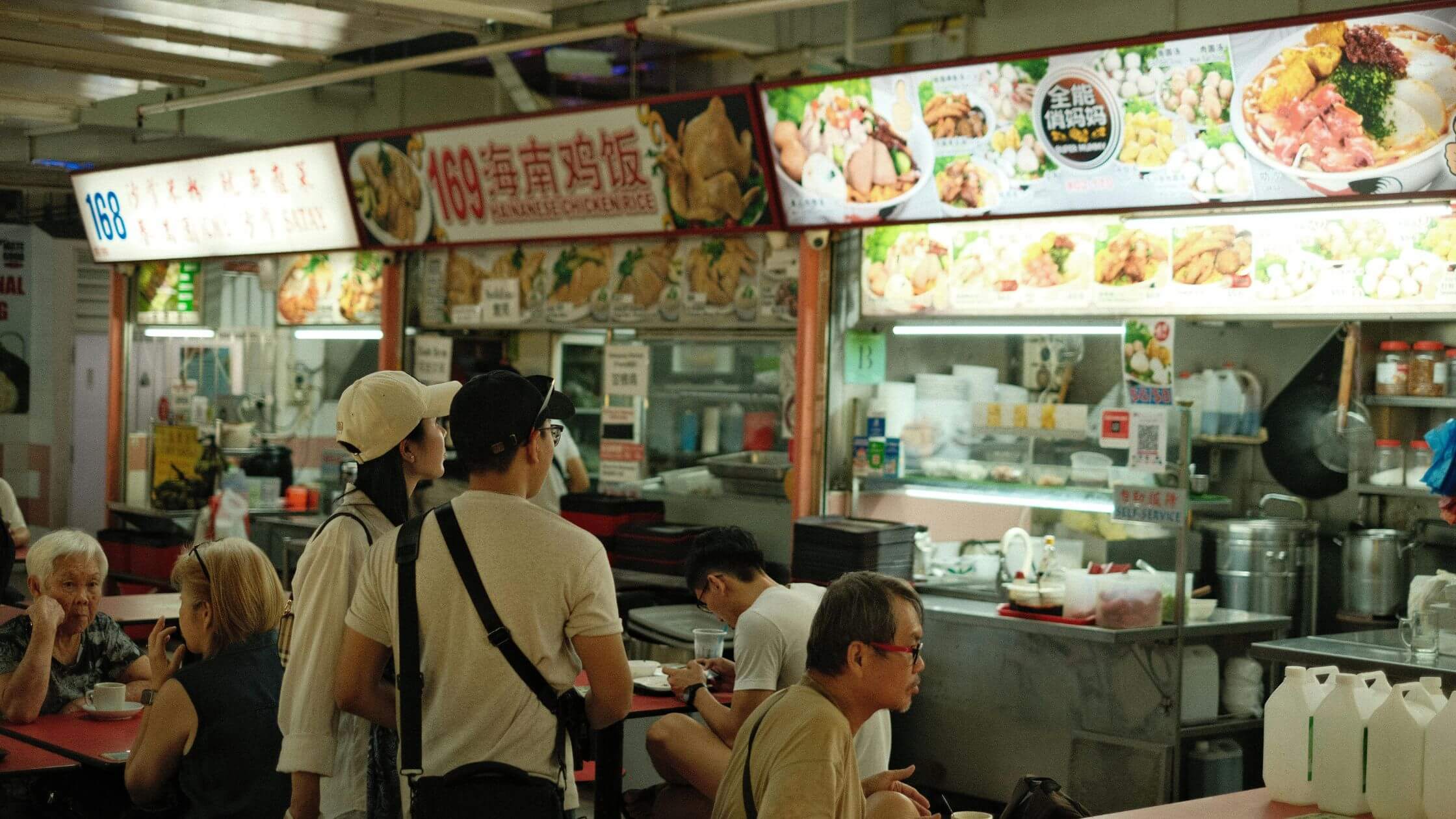 Singapore Hawkers kraampjes