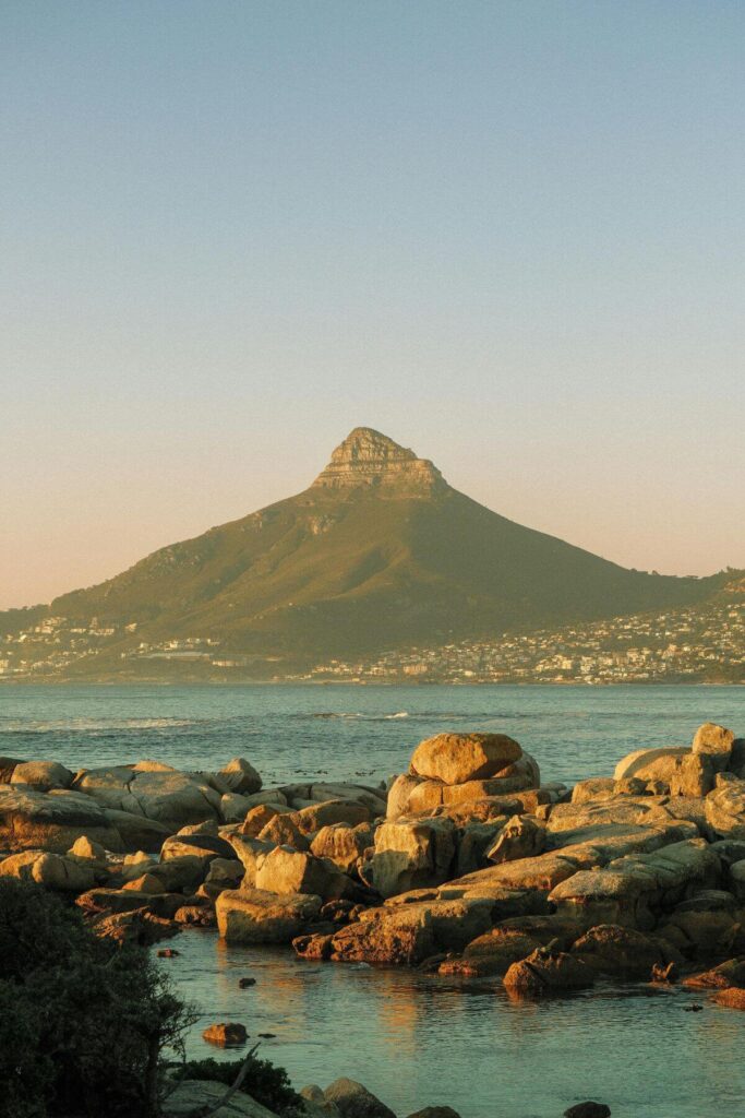 Uitzicht op tafelberg Kaapstad