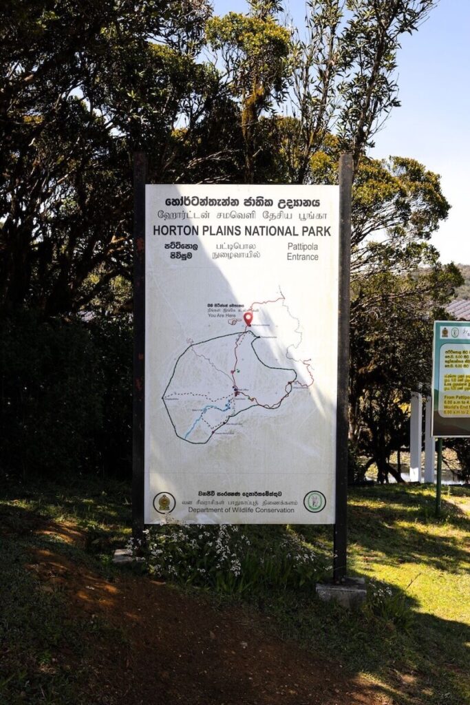 Horton plains National Park Sri Lanka