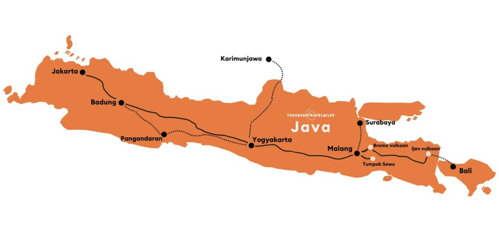Rondreis Java: de mooiste reisroute voor 1, 2 of 3 weken 27 Rondreis Java - bali reisroute - Thousandtravelmiles